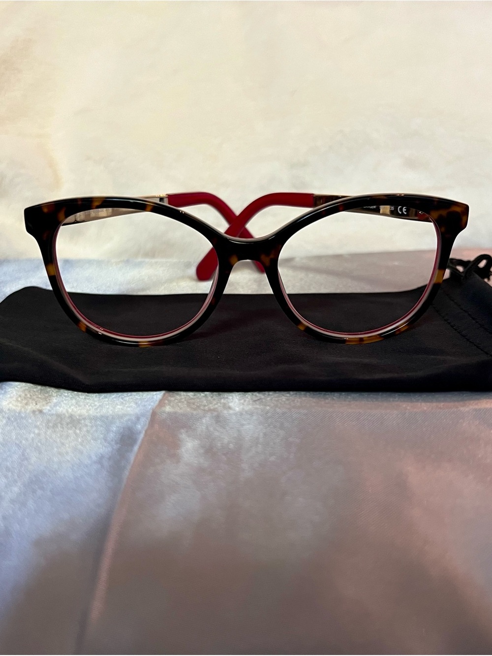 Kate Spade Woman’s Caylen Tortoiseshell & Pink Cat-Eye Sophisticated Optical’